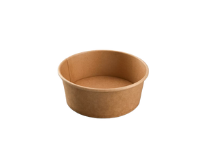 Einweg Bowl 250ml – Braun, Weiß & mit Logo/Design