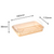 Kraft-Papier Sushi-Box mit PET-Deckel 165×115mm
