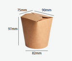 Weiß & barun Nudel-Box 16, 26, 32oz