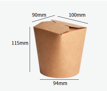 Weiß & barun Nudel-Box 16, 26, 32oz