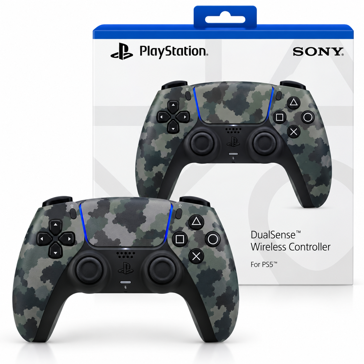 PlayStation 5 DualSense Wireless Controller – Grau-Camouflage