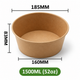 Kraftpapier-Schale 1500 ml / 52 oz