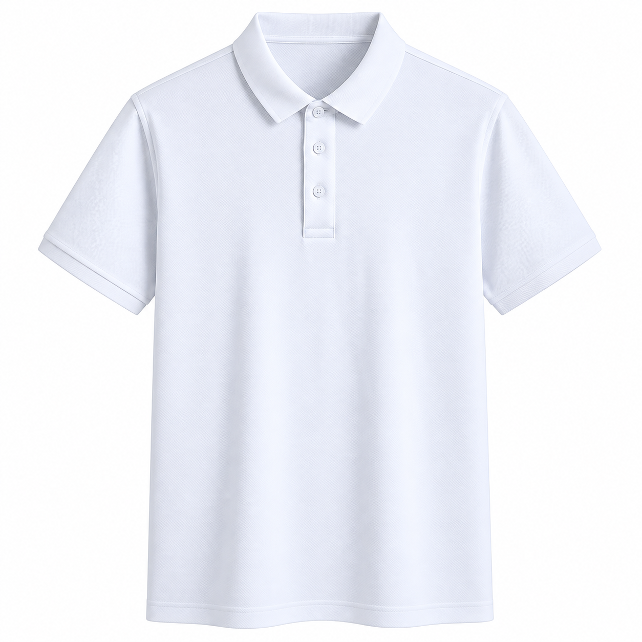 Poloshirt Weiß