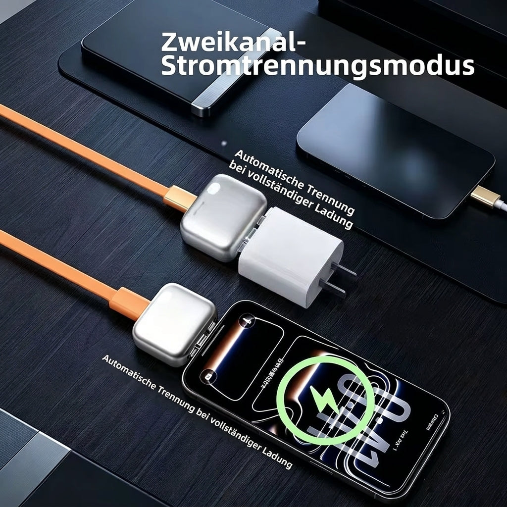 USB-C-Ladeabschaltadapter mit Ladekabel