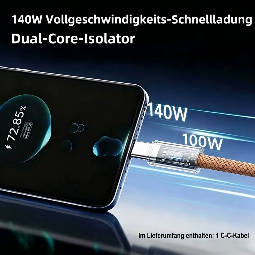 USB-C-Ladeabschaltadapter mit Ladekabel