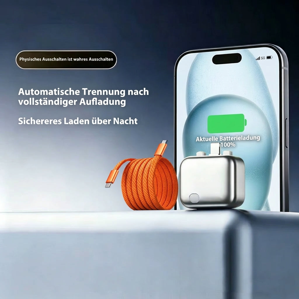 USB-C-Ladeabschaltadapter mit Ladekabel