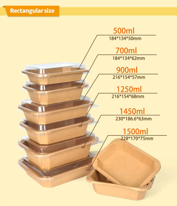 Octagonal Bowl – Kraft Paper Disposable Bowl