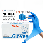 Nitril-Einweghandschuhe Rosa & Weiß – puderfrei, latexfrei, einzeln verpackt (50 Paar) 100 Stück