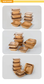 Octagonal Bowl – Kraft Paper Disposable Bowl
