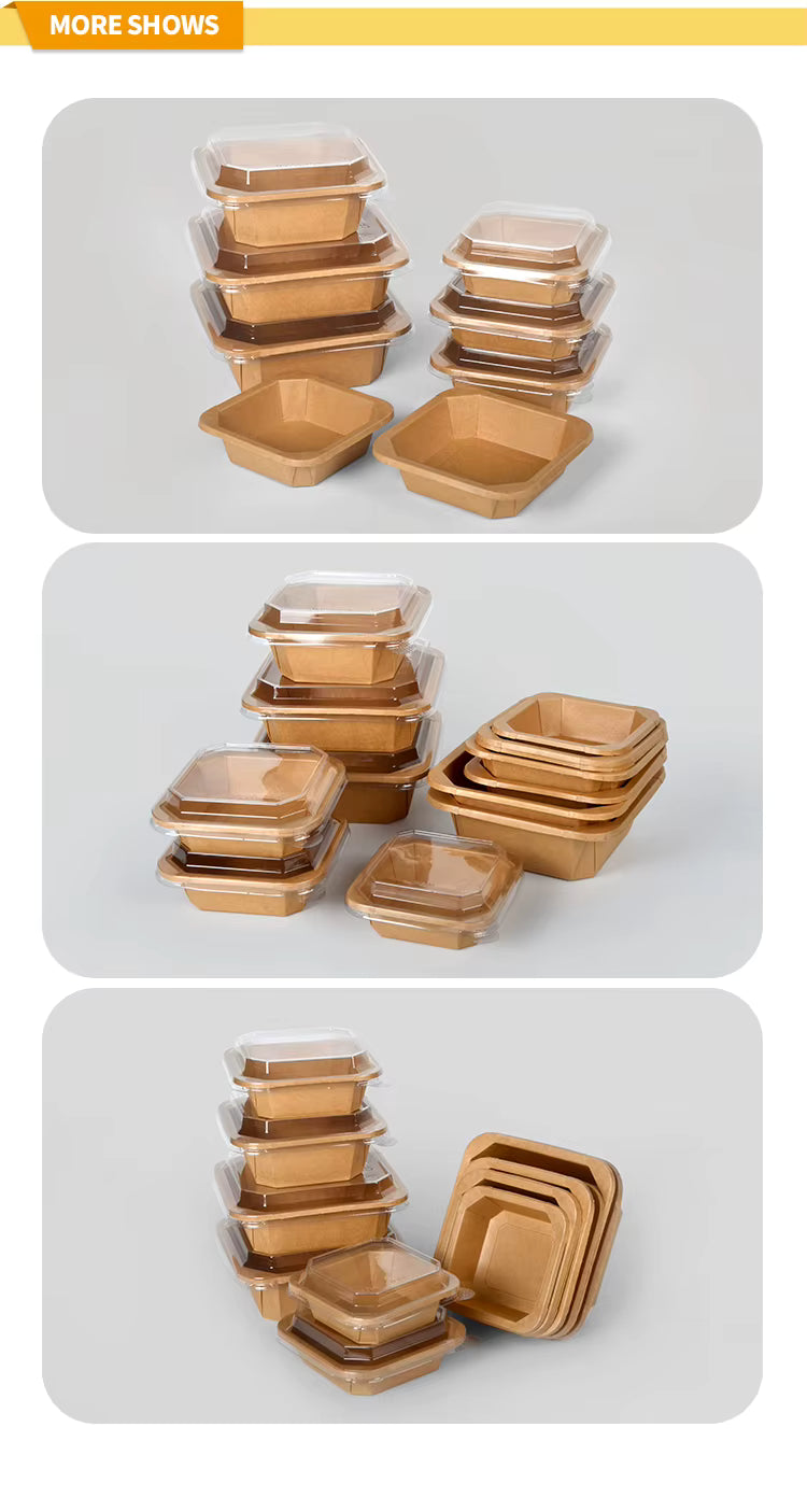 Octagonal Bowl – Kraft Paper Disposable Bowl