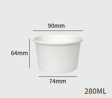 Papier-Eisbecher H64