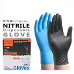 Nitril-Einweghandschuhe Rosa & Weiß – puderfrei, latexfrei, einzeln verpackt (50 Paar) 100 Stück
