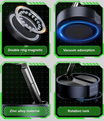 Magnetische Handyhalterung Vakuum-Magnethaltebügel