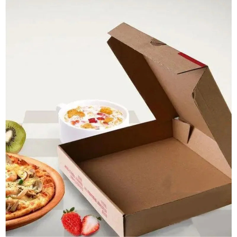 Corrugated Pizza Boxes – White & Brown