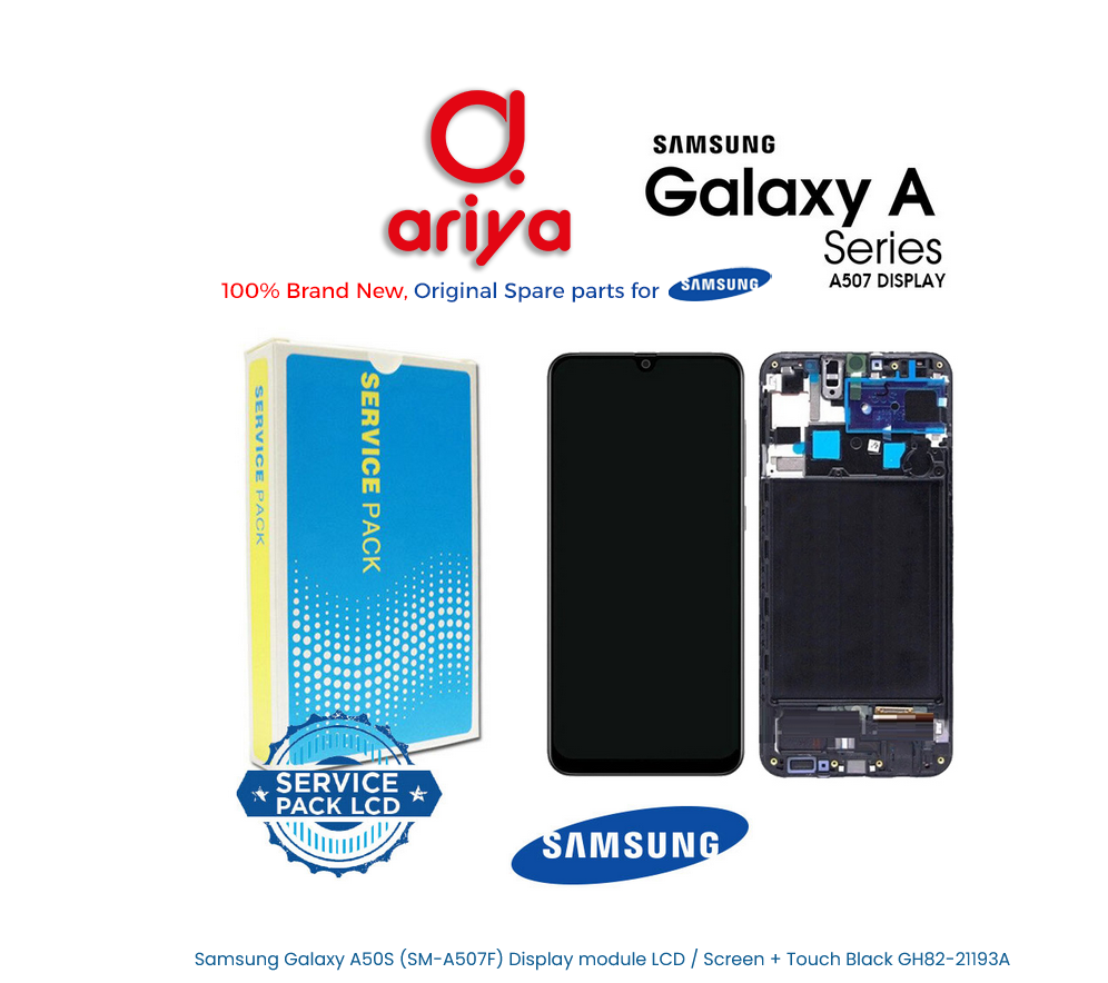 Samsung Galaxy A50S SM-A507F Display LCD Screen Touch Schwarz GH82-21193A