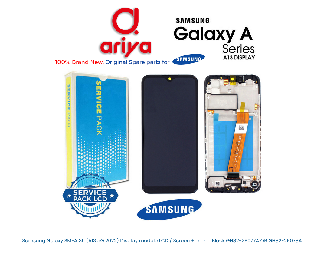 Samsung Galaxy SM-A136 A13 5G 2022 Display LCD Screen Touch Schwarz