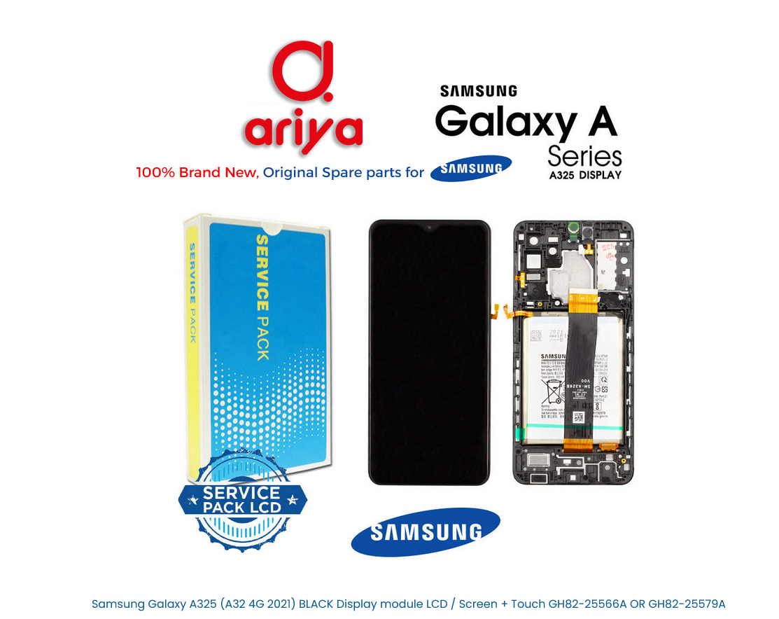 Samsung Galaxy A32 4G 2021 SM-A325F Display LCD Screen Touch Schwarz