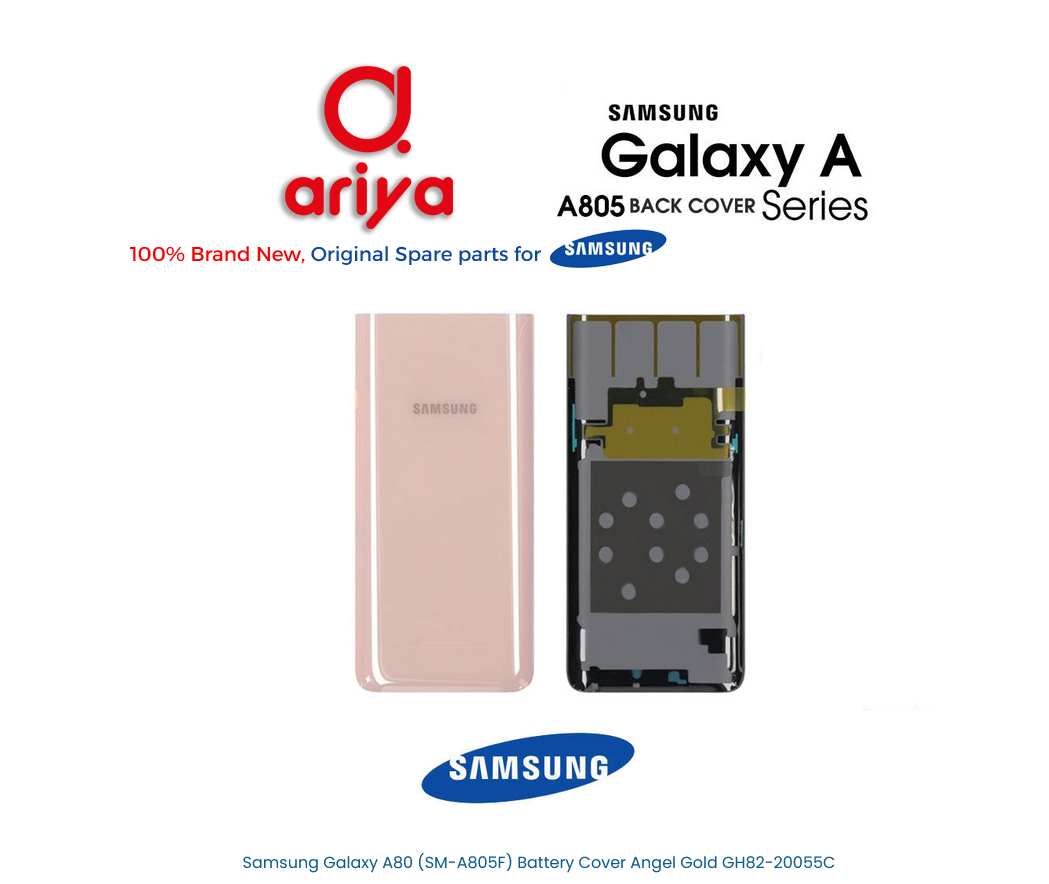 Samsung Galaxy A80 SM-A805F Akkudeckel Angel Gold GH82-20055C