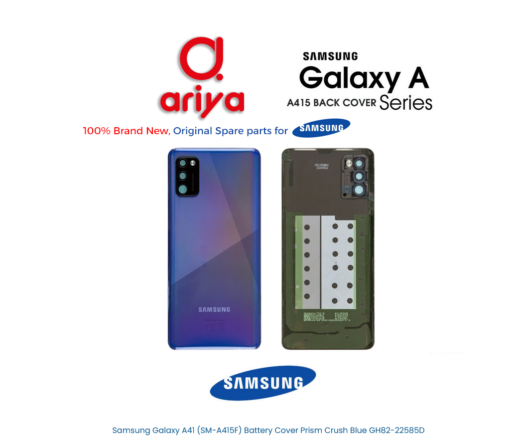 Samsung Galaxy A41 SM-A415F Akkudeckel Prism Crush Blue GH82-22585D