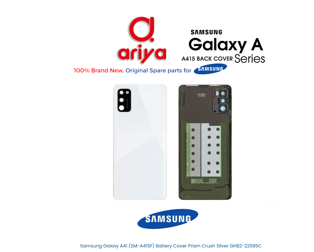 Samsung Galaxy A41 SM-A415F Akkudeckel Prism Crush Silver GH82-22585C