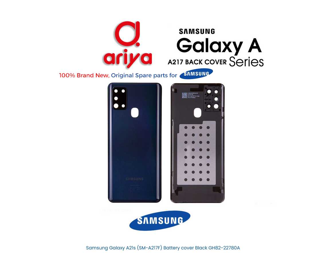 Samsung Galaxy A21s SM-A217F Akkudeckel Schwarz GH82-22780A