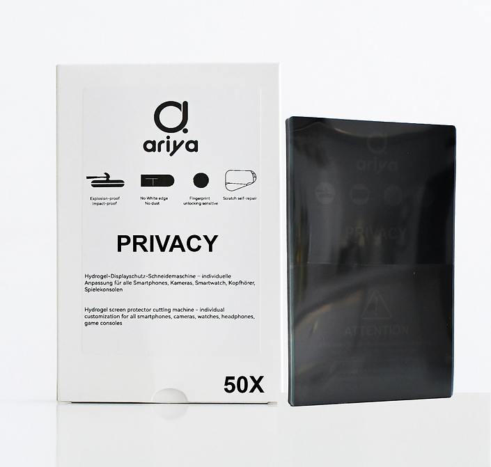 Privacy Hydrogel-Displayschutz-Schneidemaschine 50 Stück