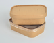 Square Bowl – Kraftpapier Einwegschüssel