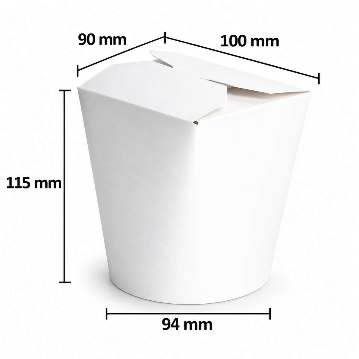 Weiß & barun Nudel-Box 32oz
