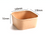Kraft-Papier Bowl quadratisch Z-650 (130×130×51mm)