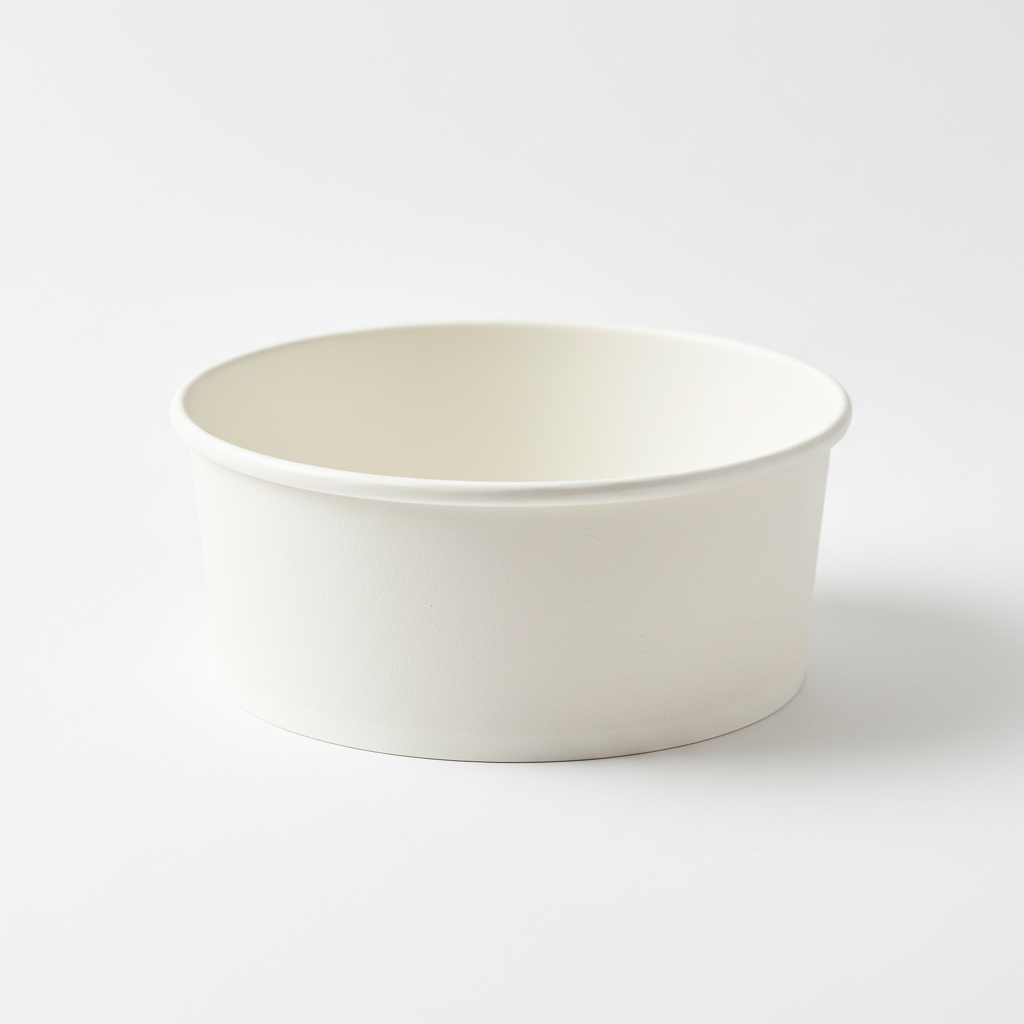 Einweg Bowl 1000ml – Braun, Weiß & mit Logo/Design